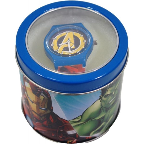 Avengers børneur analog armbåndsur i metalæske hulk ur