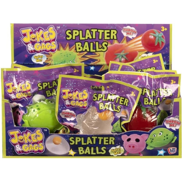 Splatter ball slime lima taktil stimulaatio pallo