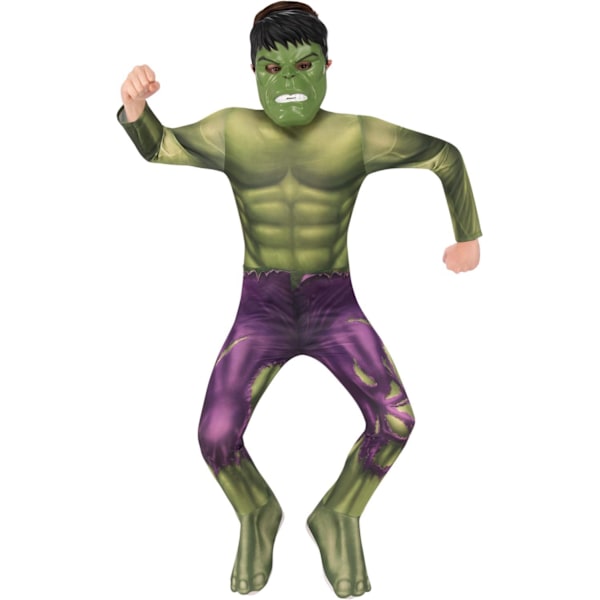 Hulk 134/140 cl (9-10 år) dräkt med mask avengers marvel hulken 134-140cm