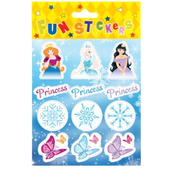 Isprinsesse 96 stk. klistermærker stickers prinsesse