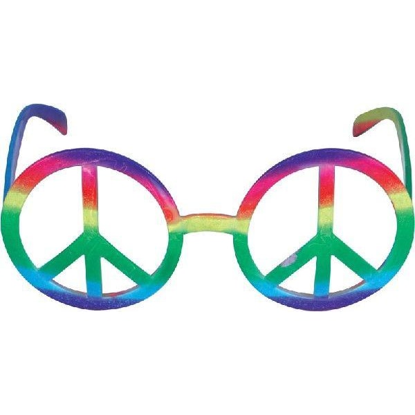 Festbriller briller fred peace maskeret party fest