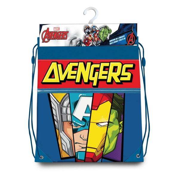 Avengers gymnastikpose 40 cm sportstaske hulk iron man