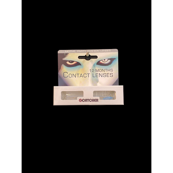 Party-linssit siniset 12 kk värilliset linssit halloween siistit hullut pelottavat