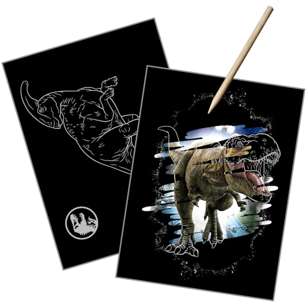 Jurassic magic scratch pyssel pysselpaket park world