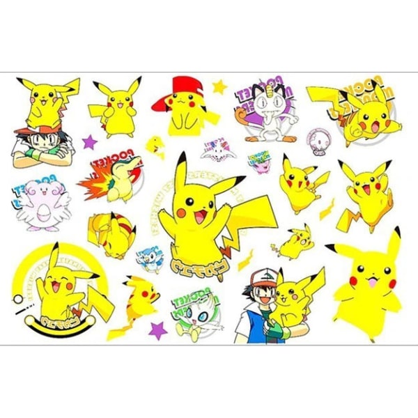 Pokemon 20 st barntatueringar tatuering pikach cc72 | Fyndiq
