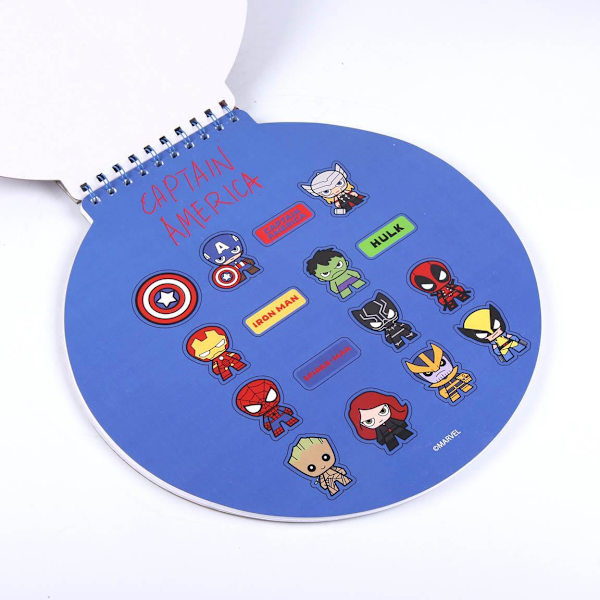 Spiderman käsityöpaketti kynät tarrat käsityökirja avengers