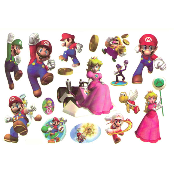 Super Mario -tatuoinnit lapsille – 15 Nintendo-motivia