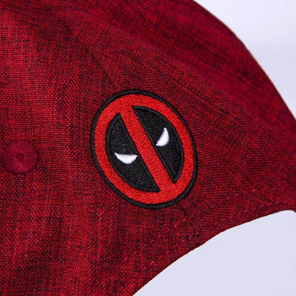 Keps deadpool 57-59 cm vuxenstorlek 14+ år flat cap marvel