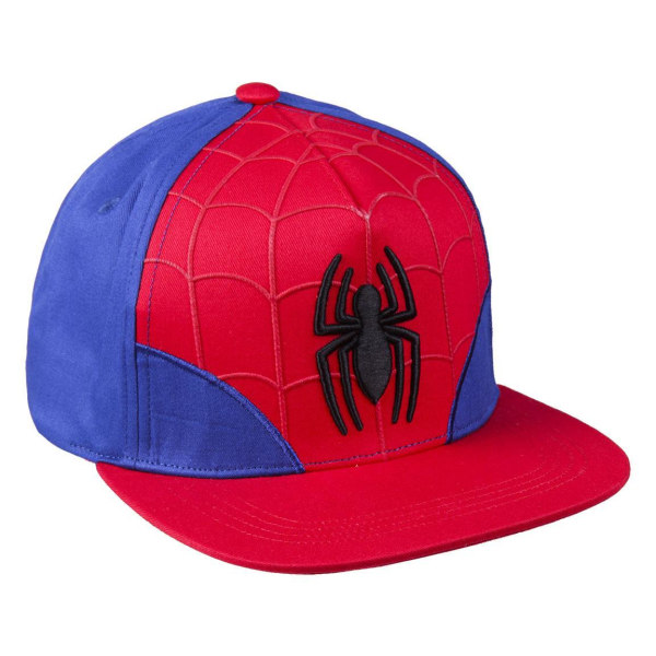 Spiderman lippalakki 57-59 cm aikuisille 14+ v flat cap avengers