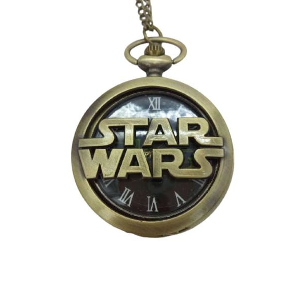 Star wars lasten analoginen taskukello kaulakorulla