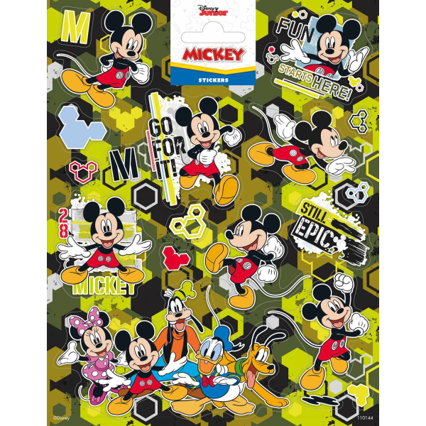 Mickey mouse 12 st klistermärken klistermärke musse pigg disney