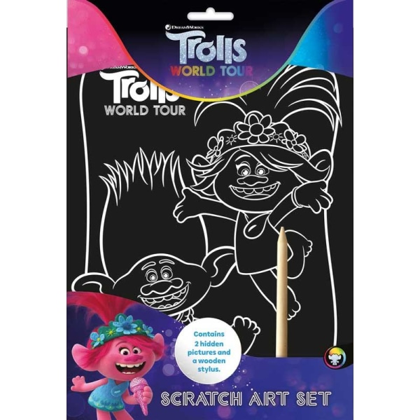 Trolls II askartelupaketti raaputa askartelut troll poppy haara