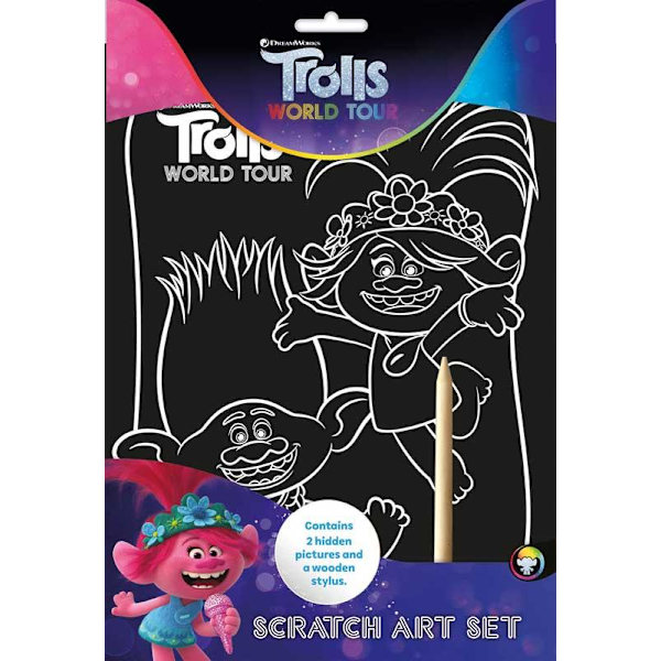 Trolls II hobbybog med skrab pyssel troll poppy gren