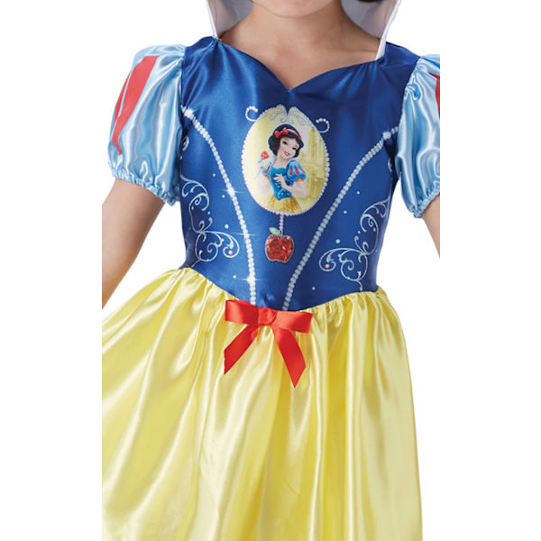 Snövit 122/128 cl (7-8 år) prinsessa klänning