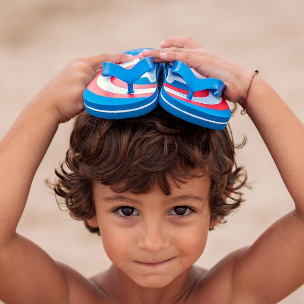 Avengers flip flops sko størrelse 28/29 flop sko captain america