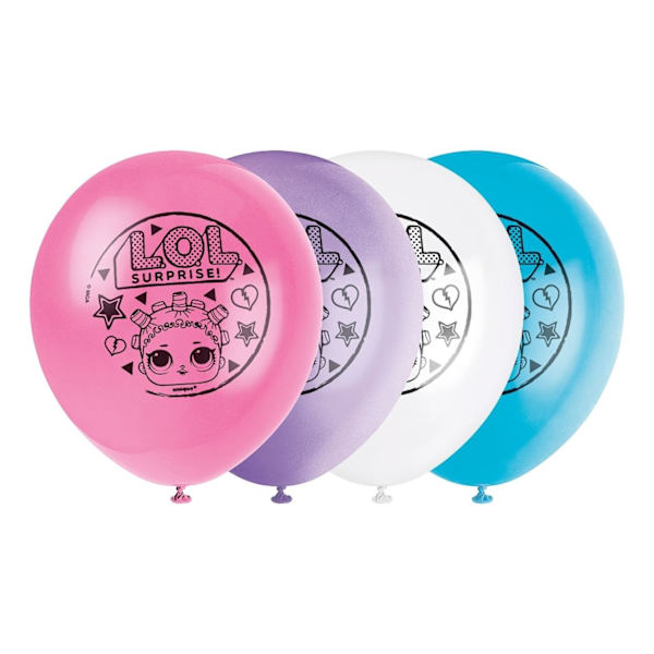 Lol overraskelsesballoner 8 stk 27,5 cm ballon