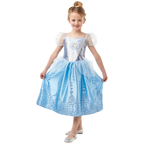 Askungen 122/128 cl (7-8 år) klänning prinsessa