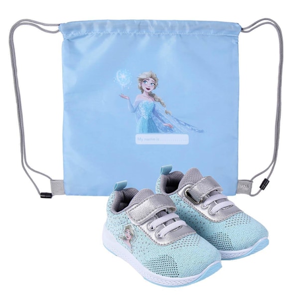 Frozen kengät koko 30 jumppakengät lasten kengät kangaspussilla frozen elsa