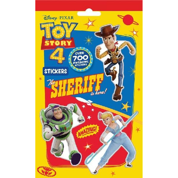 Toy story 700 st klistermärken buzz woodie