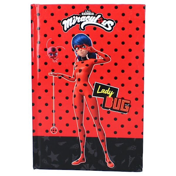 Miraculous skrivset 8 delar ladybug penna suddgummi