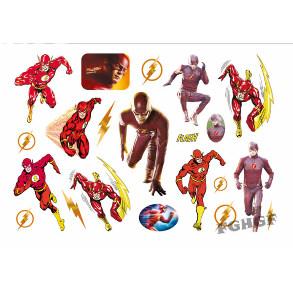 The Flash lastentatuoinnit 12 kpl supersankarikuvioilla