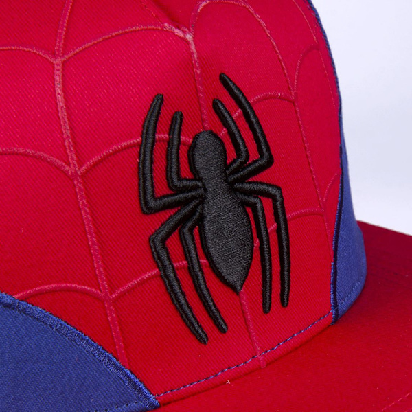 Spiderman lippalakki 57-59 cm aikuisille 14+ v flat cap avengers