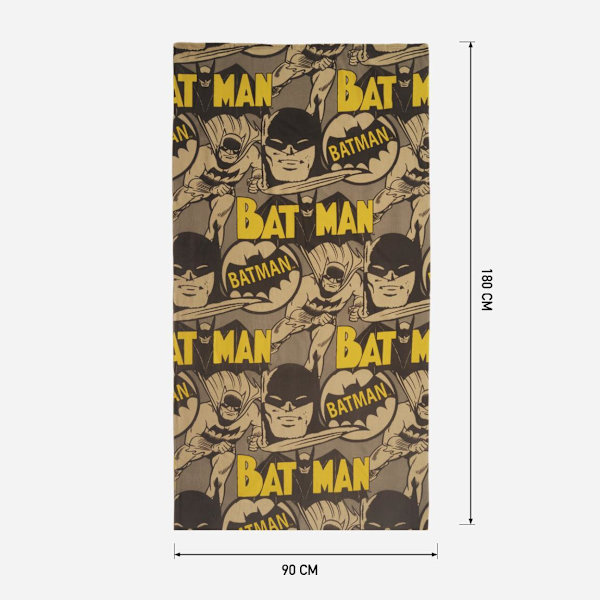 Batman håndklæde 180 x 90 cm dc comics
