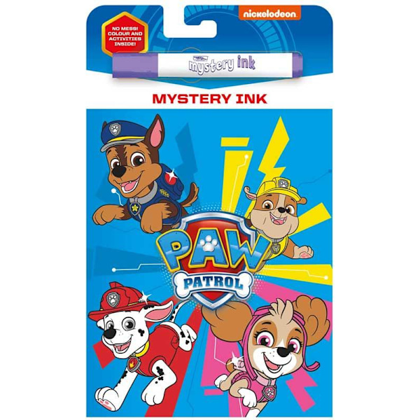 Paw patrol mystery ink aktivitetsbog pyssel usynligt blæk