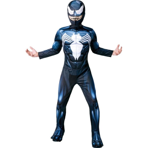 Venom deluxe 147 cm (8-10 vuotta) topattu asu maski spiderman