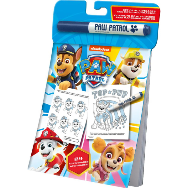 Paw patrol mystery ink aktivitetsbog aktivitet usynligt blæk