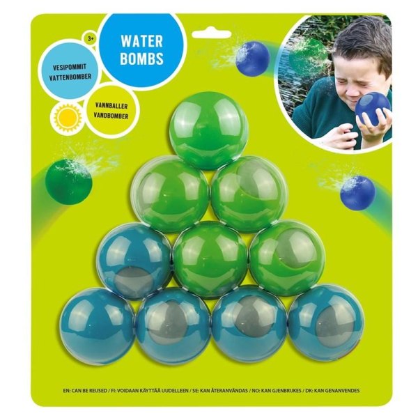 Vattenbomber 10 st återfyllningsbara vattenballonger