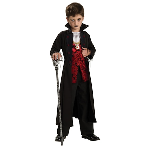 Vampyrdräkt (8-10 år) dracula halloween vampyr dräkt