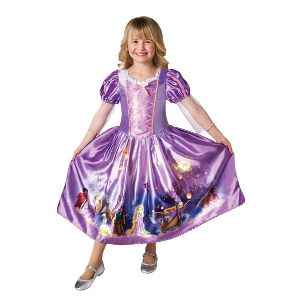 Rapunzel 110/116 cl (5-6 vuotta) mekko disney prinsessa