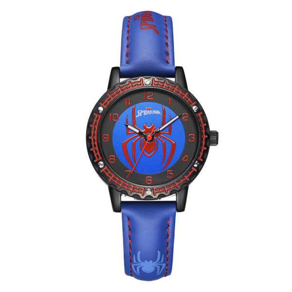 Barnklocka spiderman blå analog armbandsklocka avengers klocka