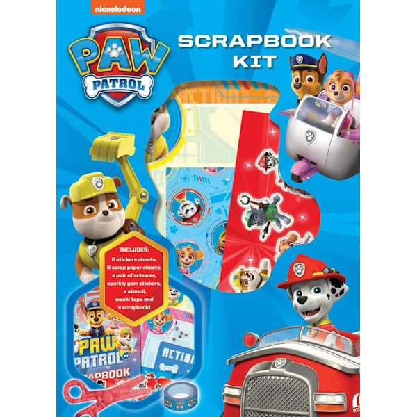 Paw patrol scrap book 13 delar pysselbok pyssel