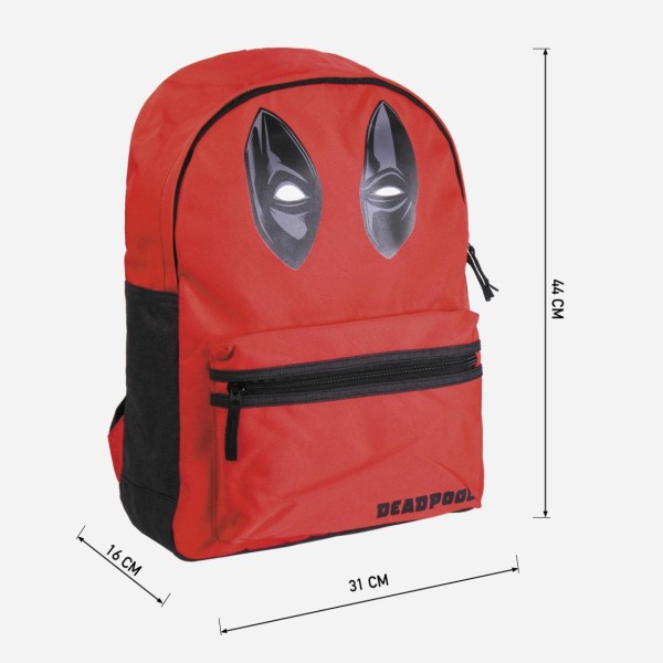 Deadpool ryggsäck 44 cm väska skolväska superhjälte marvel