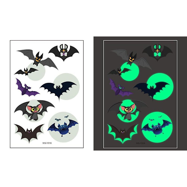Itsevalaisevat lastentatuoinnit 5 arkkia Halloween-teemalla
