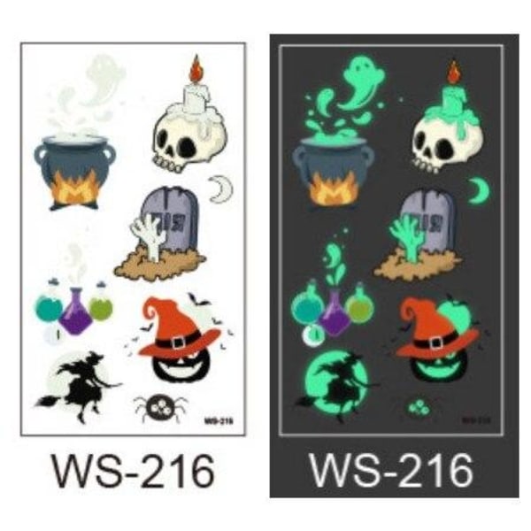 Itsevalaisevat lastentatuoinnit 5 arkkia Halloween-teemalla