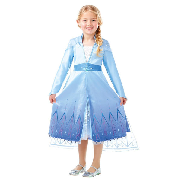 Frozen II elsa premium 110/116 cl (5-6 år) frost klänning