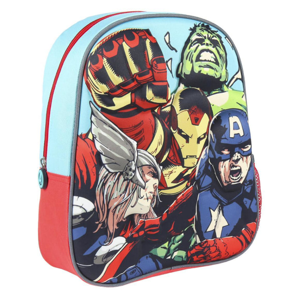 Avengers 3D rygsæk 31 cm taske skoletaske hulk iron man