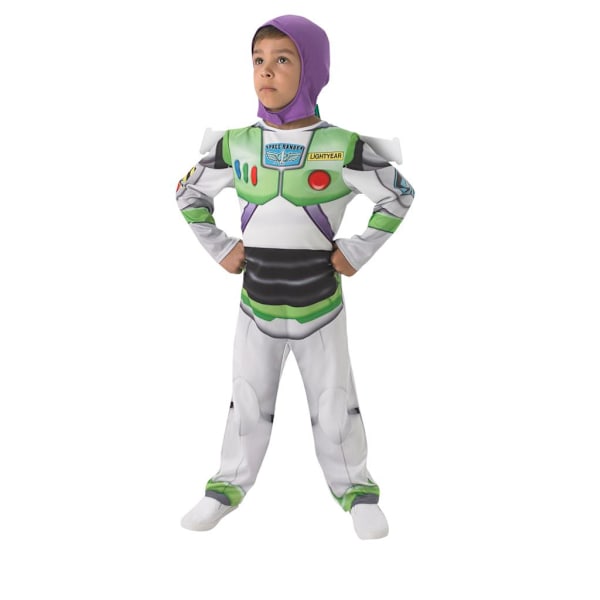 Buzz lightyear 122/128 cl (7-8 år) dräkt med huva toy story