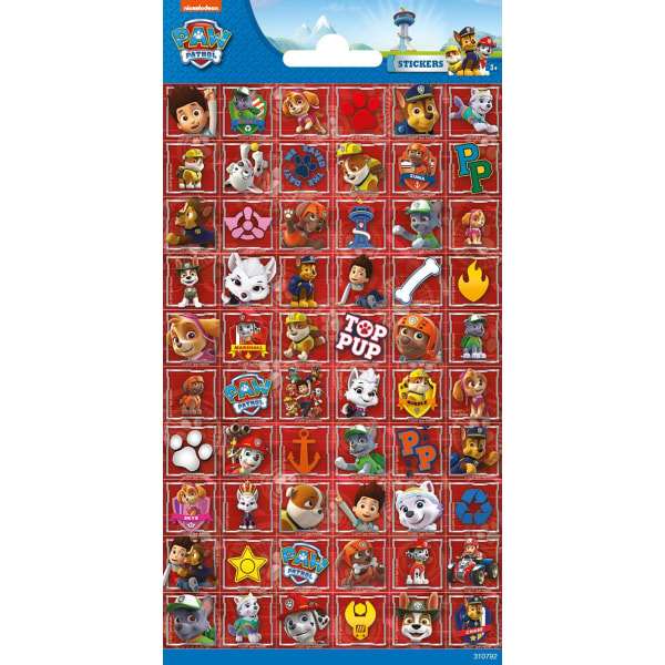 Paw Patrol 60 stk klistermærker stickers