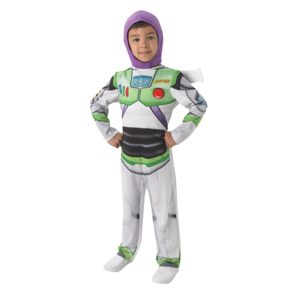 Buzz lightyear 122/128 cl (7-8 år) kostume med hætte toy story
