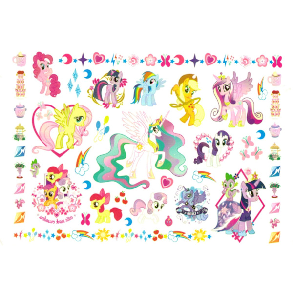 My Little Pony lasten tatuoinnit – 15 värikästä kuvaa