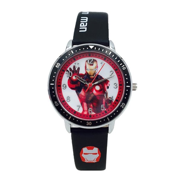 Iron man sort analogt armbåndsur avengers ur