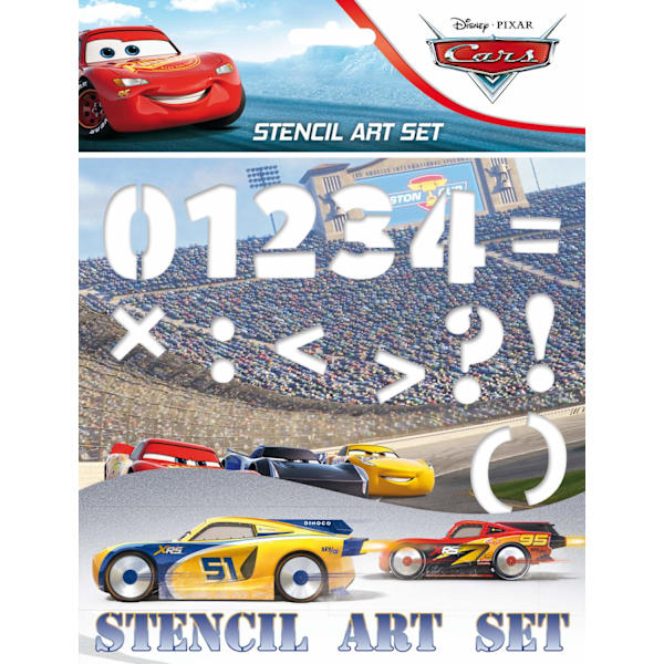 Cars 6 kpl piirtomalleja kaavioita askartelupakkaus auto autot