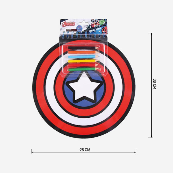 Spiderman käsityöpaketti kynät tarrat käsityökirja avengers