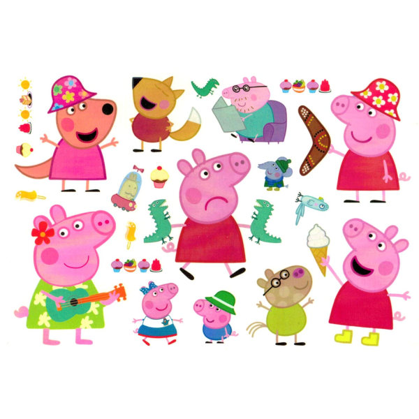 Peppa Pig -tatuoinnit lapsille – 12 Pipsa Possu -aiheista kuvaa