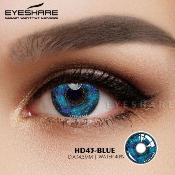 Kontaktlinser farvede linser halloween blå cosplay linse c3fb | 10 | Fyndiq