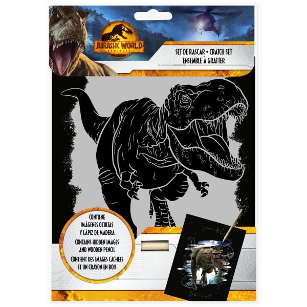 Jurassic magic scratch pyssel pysselpaket park world